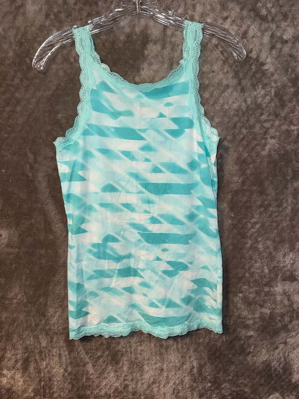 Calvin Klein Women's Lace Trim Tank Top Size S - Picture 3 of 3
